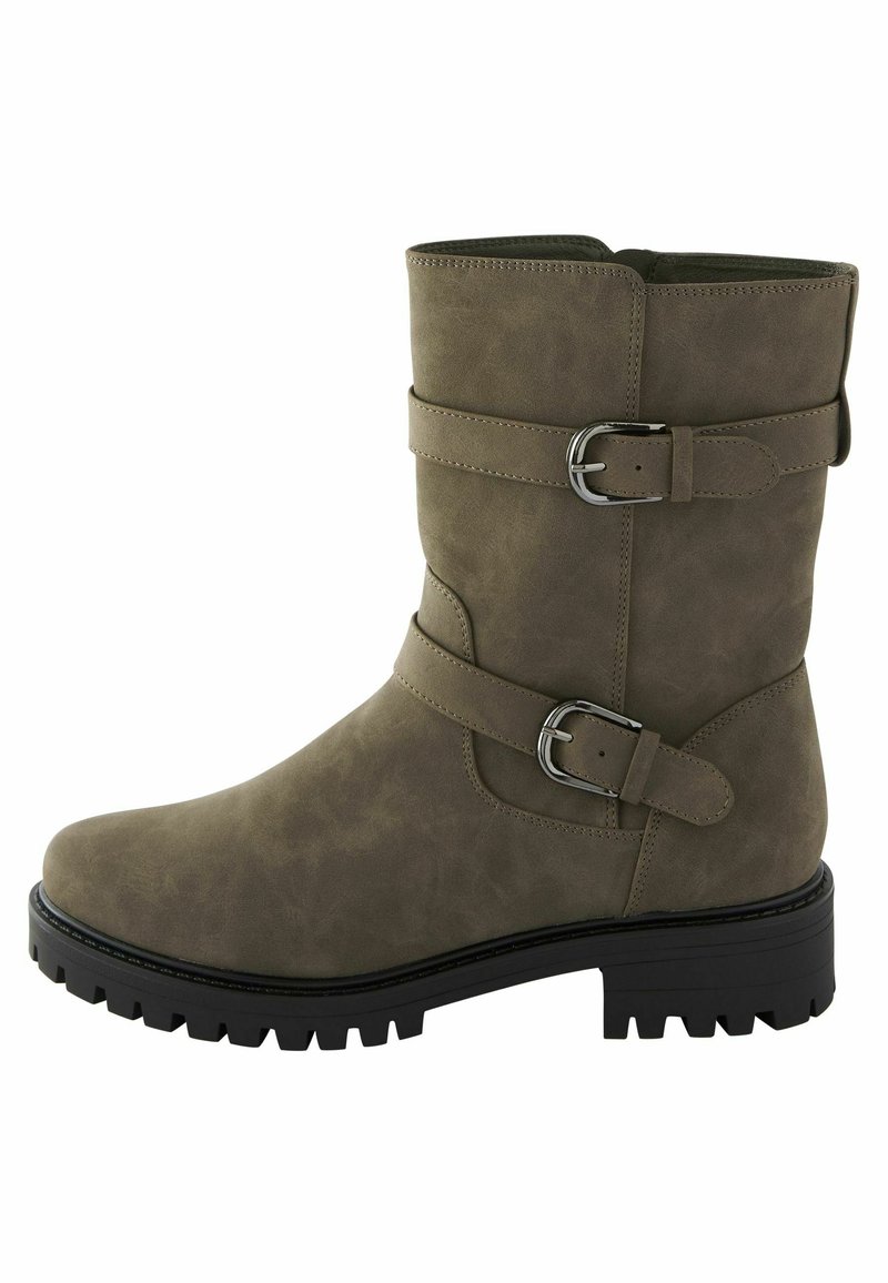 Next Classic ankle boots khaki green/green Zalando
