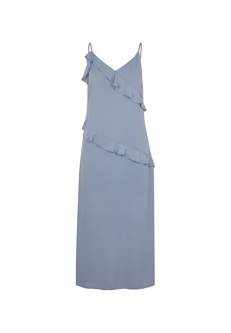 Modström Maxi-jurk blauwgrijs