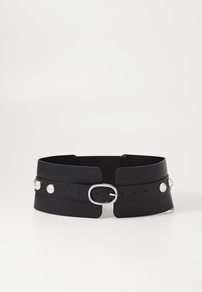 Maje Ceinture taille haute - noir