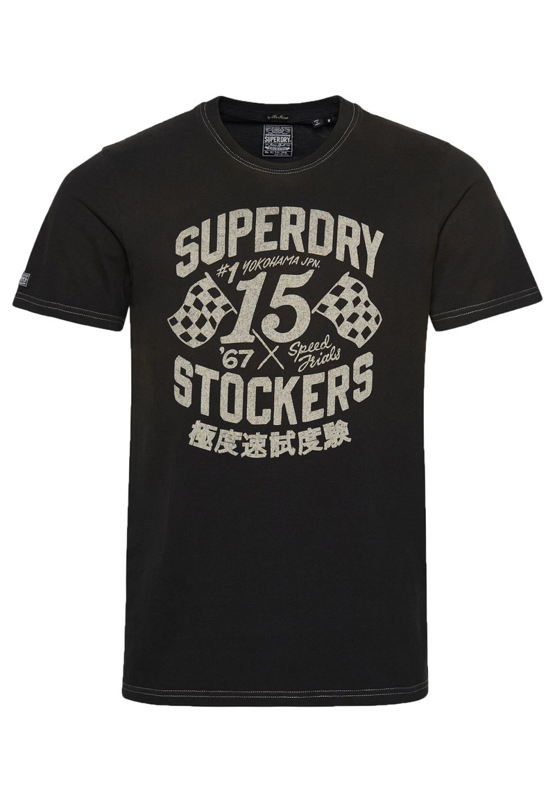 Superdry & Co T-shirt print antraciet Superdry & Co T-shirt print antraciet