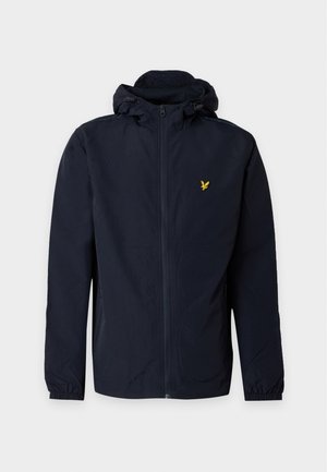 Lyle & Scott, TAPED ZIP THROUGH HOODED JACKET - Ελαφρύ μπουφάν - dark navy