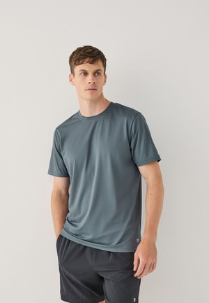 Next, REGULAR FIT-ACTIVE GYM TEXTURED TRAINING  - T-Shirt basic - slate grey