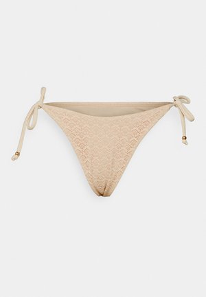 Hunkemöller CROCHET HIGH LEG - Bikiinide alumine osa - white