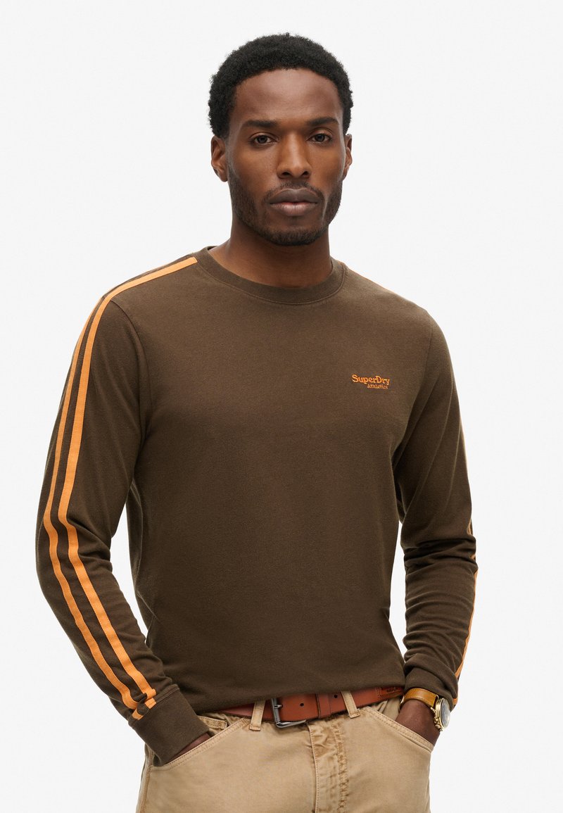 Superdry & Co ESSENTIAL LOGO RETRO - Camiseta de manga larga - bracken brown