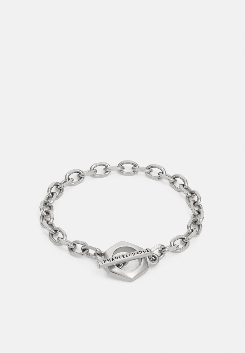 Armani Exchange Bracelet silvercoloured Zalando.co.uk