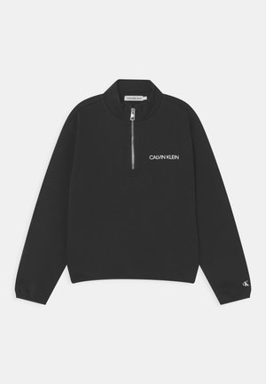 LOGO ZIP UNiSEX - Felpa - black