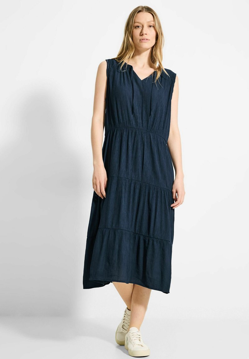Cecil STRUKTUR  - Freizeitkleid - blau
