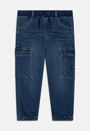 NMMBEN BAGGY - Relaxed fit -farkut - dark blue denim