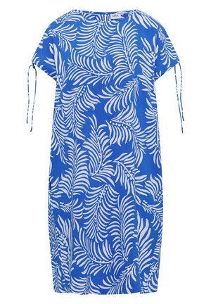 Cecil, KNEE-LENGTH DRESS WITH CAPSLEEVES, błękit królewski