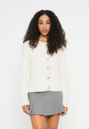 JDYJAYLA O NECK CARDIGAN - Vesta na kopčanje - ecru