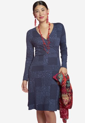 Jersey dress - bleu marine