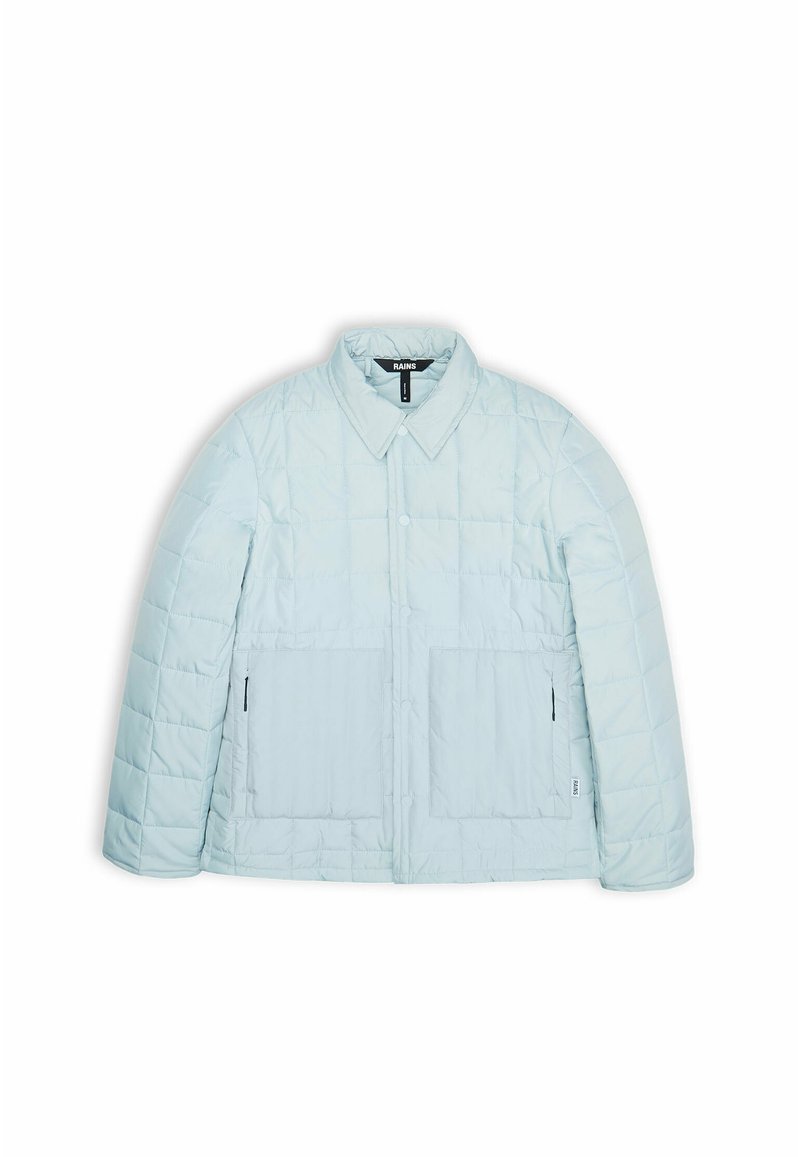 Rains Winterjas lichtblauw