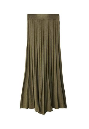 Falda plisada - khaki