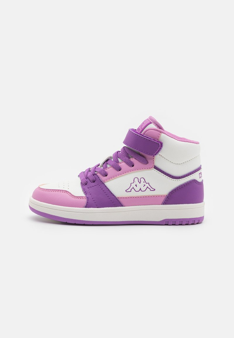 Kappa UNISEX - High-top trainers - white/pink/white - Zalando.co.uk