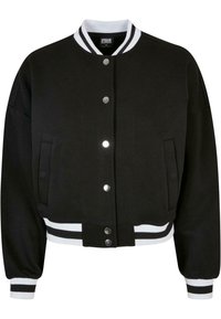 OVERSIZED COLLEGE SWEAT  - Bomber dzseki - black