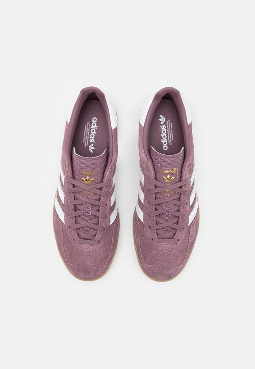 adidas gazelle silver green womens adidas Big Kids Originals Handball Spezial Casual Shoes in Preloved Fig/Cream White/Gum main image 0