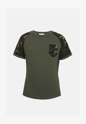 Pier One, T-shirt imprimé - khaki
