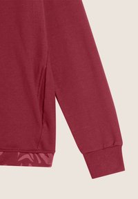 Freddy Felpa con zip - jester red allover leaves red