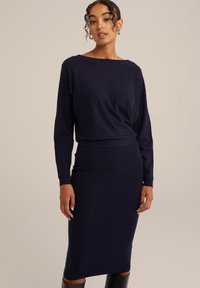 Strickkleid - blue