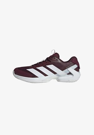 adidas Performance, ADIZERO UBERSONIC 5 CLAY - Zapatillas de trail running - maroon silver metallic core black