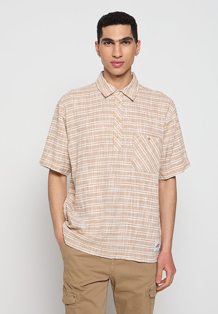 Scotch & Soda Overhemd zandkleur