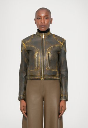 DIRTY BIKER JACKET - Kožená bunda - golden apricot
