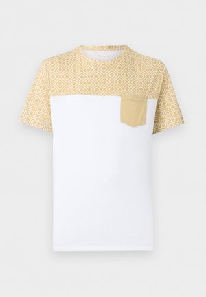 Pier One, T-shirt con stampa - beige/bright white