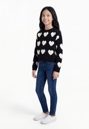 ONLY GIRLS KOGSUS O NECK  - Neule - black