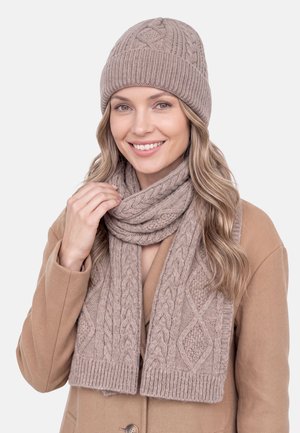 Vivisence, 70128 KMPL SET - Scarf - beige