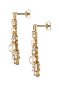 Elli ELEGANT DAINTY SPARKLING - Øreringe - gold coloured