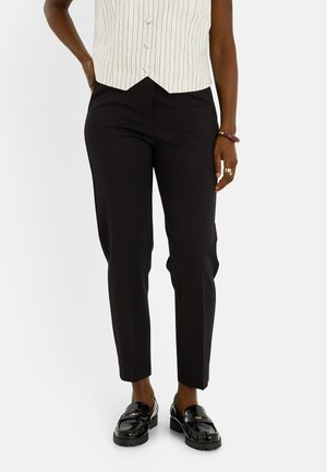 Grain de Malice, PANTALON FUSELÉ EN MAILLE - Pantalon classique - noir
