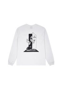 BOILER ROOM NO POSERS - Long sleeved top - off white