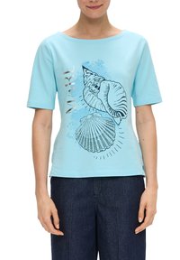 s.Oliver BLACK LABEL - T-shirt z nadrukiem