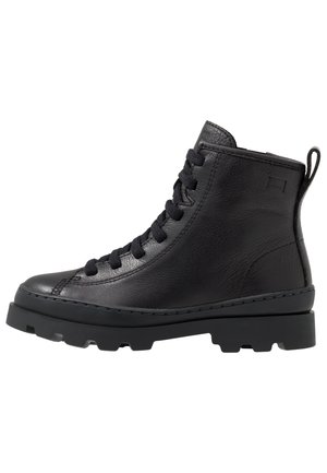 Botines con cordones - black