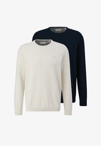 Niewybrane, weiß dunkelblau