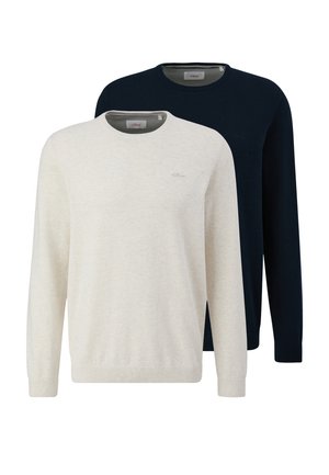 2 PACK - Pullover - weiß dunkelblau