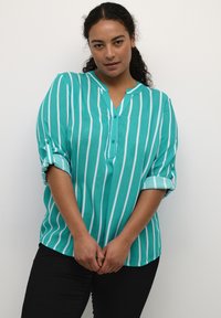 Kaffe Curve SIDA - Blouse - blue bird chalk stripe
