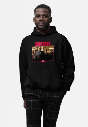 Henry Tiger, THE SOPRANOS FAMILY MEETING GRAPHIC - Hoodie - jet black