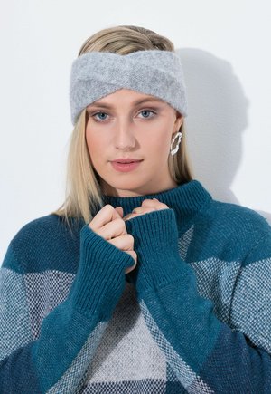 Ulla Popken, Ear warmers - pale mottled grey