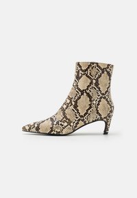 LEATHER - Bottines - beige