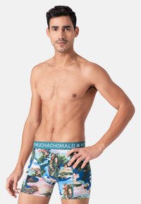 MUCHACHOMALO MEN 3-PACK JACKBEAN ALICEWONDER - Boxer alsónadrág - print print green