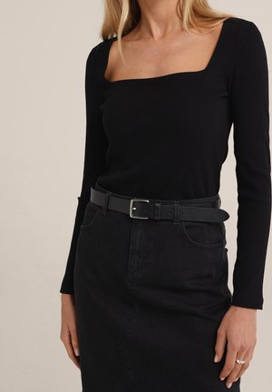 Camiseta de manga larga - black