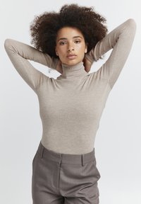ICHI Pullover - doeskin melange