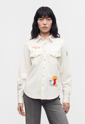 Mother, THE ALL MY EXES - Риза с копчета - off-white