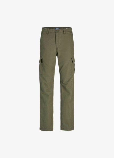 JPSTKANE JJBARKLEY NOOS JNR - Pantalon cargo - olive night