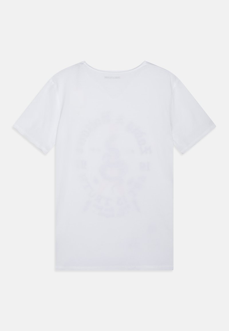 T-shirt Zadig & Voltaire Femme - Blanc, Col Rond, Manches Courtes, Taille L, 100% Coton, Neuf Avec étiquettes