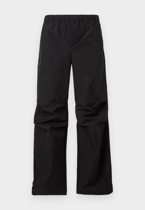 NMCHARLIE PARACHUTE UNISEX - Pantaloni - black
