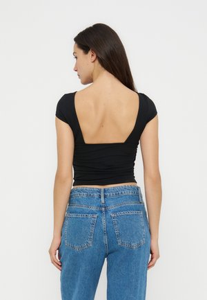 Even&Odd, T-shirts med print - black