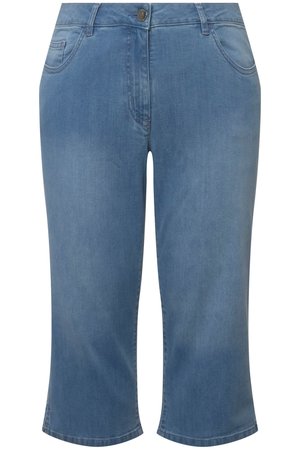 Angel of Style, 3 4-CAPRI CARRIE STRETCHKOMFORT 5-POCKET - Shorts vaqueros - light blue