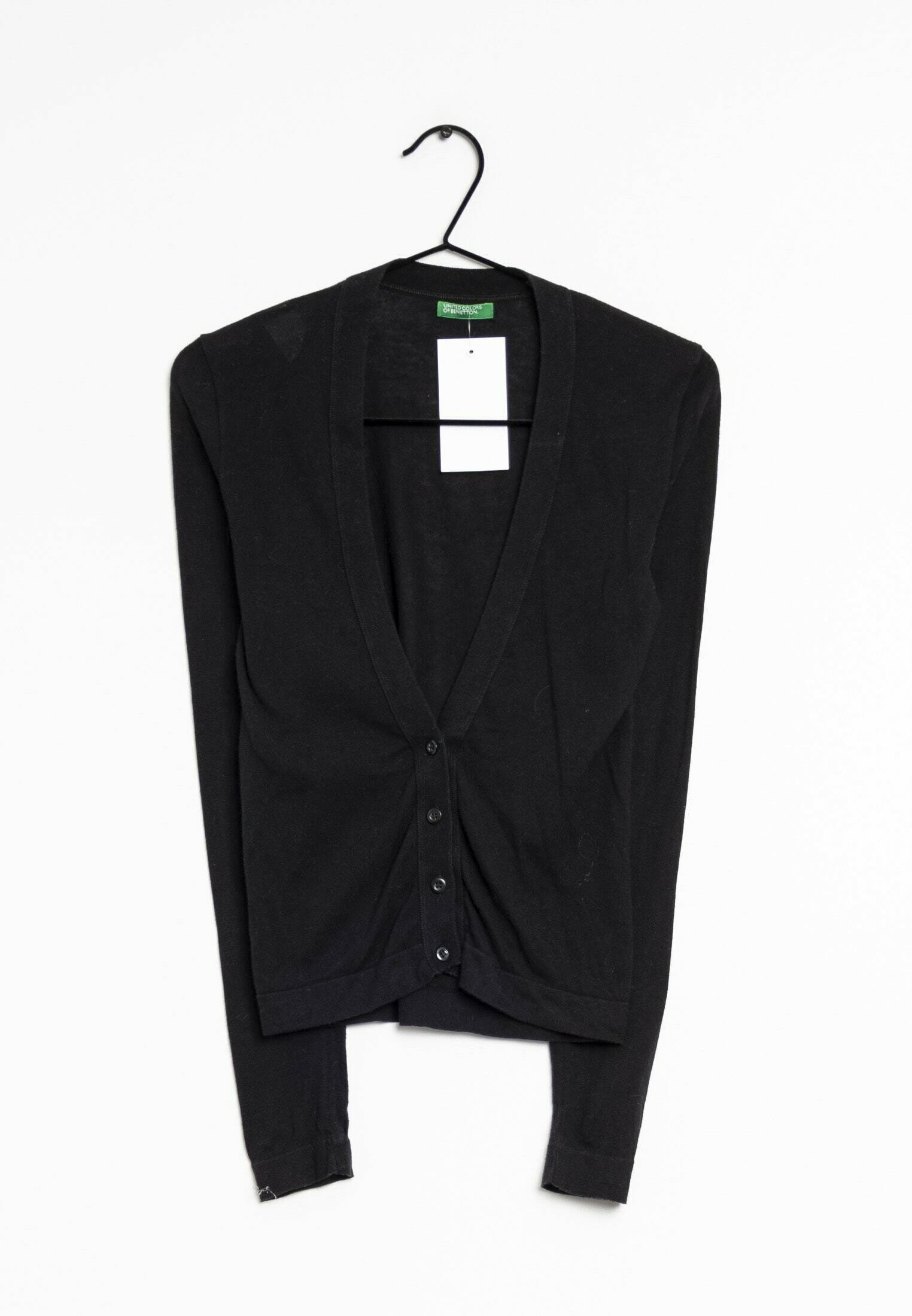 Benetton Vest - black/zwart - (Pre-owned) - Zalando.nl